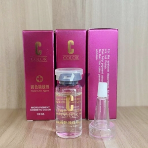 Ampoule de sérum fixateur de couleur pour maquillage permanent 0,5 oz pour microblading, microshading et rétention du pigment des sourcils - Product Image 1