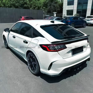 Pare-chocs arrière en matériau PP pour Honda Civic Gen 11 FL1 Type TR (sortie d'échappement centrale, pour hayon) - Product Image 5