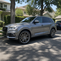Jantes en alliage forgé sur mesure 1 pièce, finition Gunmetal usiné, motif Y, 20, 21, 22 pouces, 5x112 pour Audi Q8, SQ8, RSQ8, Q7 e-tron
