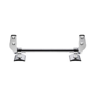 Bisagras para asiento de inodoro cromadas de 19.5 cm de longitud con anillo (solo) - Product Image 1