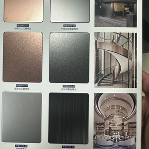 Wasserwellen-Edelstahlblech Dekorative Metallplatte Wandverkleidung Spiegelfinish für Hotel Einzelhandel Innenbereich - Product Image 5