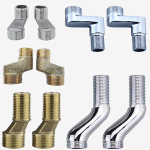 Accessoires de robinetterie pour salle de bain en cuivre/laiton : raccords de mélangeur, rallonges de pommeau de douche, réducteurs, coudes, accessoires d'angle, vis excentriques - Product Image 3