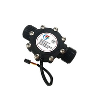 Pengontrol Pompa Aliran Cairan Flowmeter Sensor Hall Generator Turbin Air YF-G1 DN25