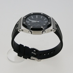 Kit de modification de luxe en acier inoxydable 316L avec bracelet en silicone pour montre G-Shock GA-2100/GA-2110 - Product Image 5