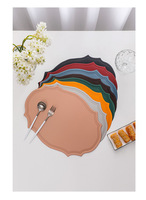 Nouveau Set de Table PVC Style Nordique Vintage, Imperméable et Résistant à l'Huile, Inspiré de l'Europe Occidentale, Tapis de Table Isolant pour la Maison