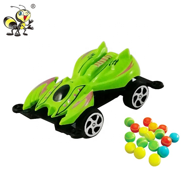 Coloré En Plastique Forçant Promouvoir Bonbons Jouets Quatre roues Motrices Jouet Bonbons