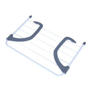 Étagère de séchage de linge pliable portable suspendue, support de séchage de vêtements, organisateur, étagère de rangement pour balcon - Product Image 3