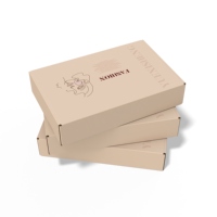 Boîte à courrier avec logo personnalisé, boîtes en papier pliées, emballage pliable, boîte à courrier cadeau, boîte en carton pour l'expédition
