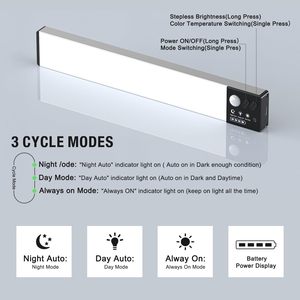 Under Cabinet Lighting with Charging Station, 3 Color Temperature Rechargeable Dimmable Motion <b>Sensor</b> <b>Light</b> Indoor for Kitchen - Product Image 3