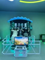 Simulador de Paracaidismo VR para Dos Jugadores, Máquina de Paracaidismo de Realidad Virtual 9D, Equipo de Experiencia de Vuelo para Parques de Diversiones