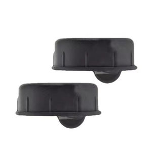 Roulettes de meubles pivotantes dissimulées de 36 mm de diamètre, avec roulement de 15 kg, en plastique ABS noir de 9 mm, pour jantes intérieures, fourniture d'usine - Product Image 3