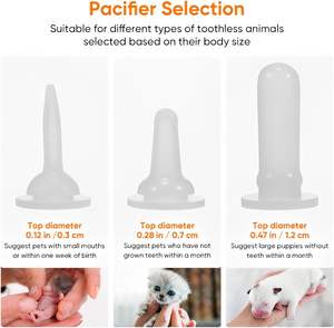 Kit Botol Menyusui Hewan Peliharaan untuk Kucing dan Anjing, Mangkuk Susu Silikon dengan Dot untuk Anak Kucing, Anak Anjing, Kelinci yang Baru Lahir - Product Image 4