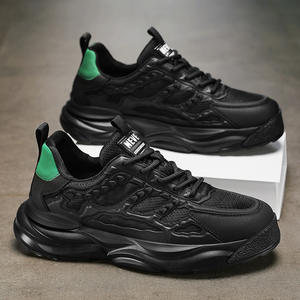 High Quality Men's Sporty Lace-Up Mesh Breathable Anti-Slip Dad <b>Shoes</b> Casual Sports <b>Shoes</b> Spring 2025 New <b>Style</b> Trendy Versatile - Product Image 2