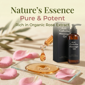 Huile de massage <span class=keywords><strong>anti</strong></span>-<span class=keywords><strong>cellulite</strong></span> 100% pure, pressée à froid, à base de plantes naturelles, parfum doux de rose, soin corporel après l'entraînement, yoga - Product Image 4