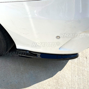 Rear Bumper Lip Diffuser Side Spoiler <b>Splitter</b> for Mercedes-Benz C-Class W205 C180 C200 C260 C43 AMG 2015-2021 Body Kits - Product Image 5