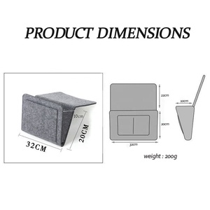 Hot bán hiện đại sofa bàn treo <span class=keywords><strong>Organizer</strong></span> cảm thấy cạnh giường túi lưu trữ Bag đối với điện thoại Tạp Chí - Product Image 2