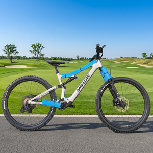 2026 Amflow PX the Newest Version <strong>E</strong> <strong>Bike</strong> Mountain Carbon <strong>Bike</strong> <strong>Phantom</strong> Black and Moon Rock Grey - Product Image 1