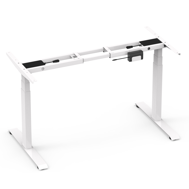 Solo estructura de escritorio blanca