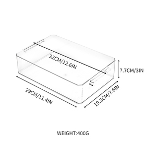 Contenitori Senza BPA in Plastica Trasparente Organizzatori <span class=keywords><strong>per</strong></span> Frigorifero Congelatore Armadietti da Cucina e Dispensa - Product Image 2