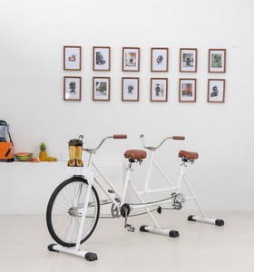EXI 2026 Extracteur <span class=keywords><strong>de</strong></span> jus et smoothies amusant, Vélo tandem 2 places pour machine à jus <span class=keywords><strong>de</strong></span> fruits et légumes - Product Image 4