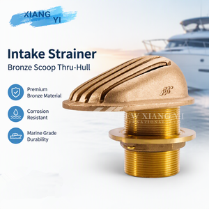 Filtre d'admission en laiton de haute qualité de 2 pouces de marque HF, passant par le coque, accessoires marins, matériel de bateau, fabricant taïwanais - Product Image 6