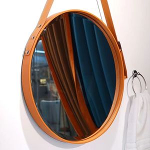 Gương Khung Treo Bằng Hợp Kim Nhôm Trang Trí Hình Tròn Theo Yêu Cầu Gương Treo Tường Phòng Tắm Nhà Tắm - Product Image 4