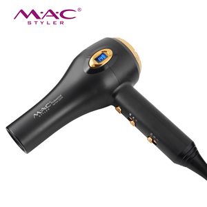 Sèche-cheveux ionique à moteur AC avec buse concentratrice 2200W, pliable, qualité salon, pour usage domestique et hôtelier, marque privée - Product Image 5