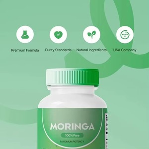 OEM Private Label Moringa Kapseln Großhandel Moringa Pulver Kapseln Gesundheitliche Vorteile Moringa Kapseln - Product Image 2