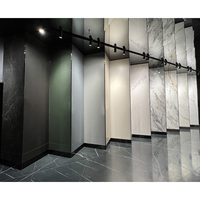 Dalles de Porcelaine Grand Format 3200*1600MM, Design Populaire Aspect Marbre, Pierres Frittées Ultra Brillantes pour Murs et Revêtements de Sol