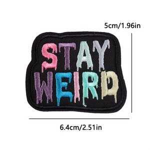 Patchs brodés thermocollants en <span class=keywords><strong>feutre</strong></span> écologique personnalisés avec motifs alphabet, fleurs et étoiles - Usine chinoise - Product Image 2