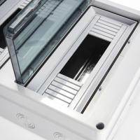 Boîtier de distribution électrique extérieur OEM A&B, série HT 2 voies 3 voies, étanche IP65, boîte de jonction ABS, disjoncteur MCB, couvercle PC