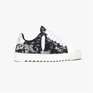 Baskets décontractées pour femmes, style designer, effet vieilli, avec lacets asymétriques rose et blanc, à plateforme, chaussures de marche tendance pour femmes - Product Image 6