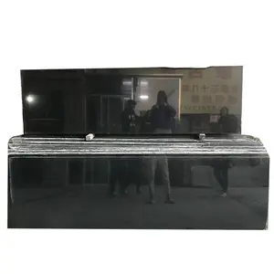 Boton Steen China Natuursteen Aangepaste Maat Gesneden Graniet Aanrecht Shanxi Zwart Graniet Platen Keuken Counter Top