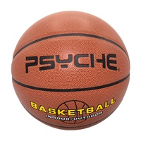 PSYCHE professionnel Orange taille 6 3x3 ballon de basket officiel en cuir PU fourni par l'usine