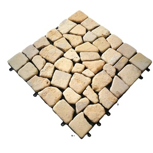 Gạch Lát Sàn Ghép Ngoài Trời PBST-012, Gạch Khảm Tự Nhiên, Đá <span class=keywords><strong>Travertine</strong></span> Tự Nhiên - Product Image 2
