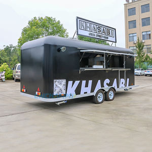 Carrito <span class=keywords><strong>de</strong></span> <span class=keywords><strong>Comida</strong></span> Estilo Vintage Chammp con Ruedas, Parrilla y Freidora para Negocios Ambulantes y Uso en Exteriores - Product Image 4