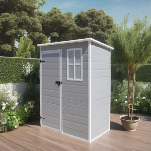 Kit maison et dépendance 4x6 <span class=keywords><strong>cabanon</strong></span> avec fenêtre <span class=keywords><strong>pour</strong></span> rangement d'outils de vélo ou de jardin - Product Image 4
