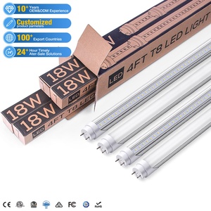 Tubos <span class=keywords><strong>LED</strong></span> de Aluminio T8 Lonyung G13 110lm/w 1.2M <span class=keywords><strong>18W</strong></span> 3500K Blanco Cálido para Almacenes, Supermercados y Fábricas - Product Image 1