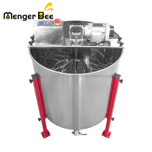 Extracteur de miel électrique automatique 6 cadres, double tension 220V/110V, en acier inoxydable, centrifugeuse séparatrice 250W, garantie 1 an - Product Image 1