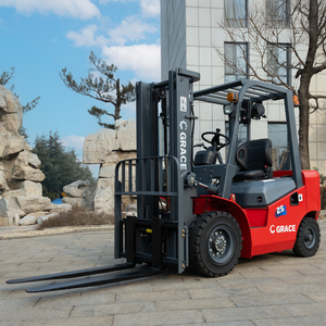 Chariot élévateur diesel industriel de 3 tonnes, moteur EURO5, pneus pleins, mât de 3 m, prêt à l'exportation vers l'<span class=keywords><strong>Europe</strong></span> - Product Image 5