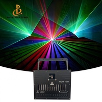 Éditer les lumières laser RVB programmables de 15W montrent le laser de projecteur pour le DJ d'ÉVÉNEMENT DE PARTIE DE SCÈNE