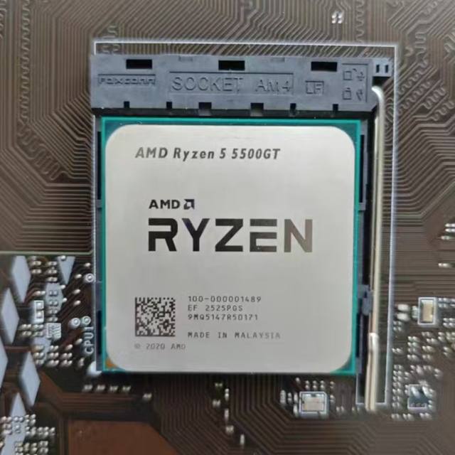 For AMD Ryzen 5 5500GT AM4 Tray Desktop Central Processing Unit