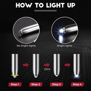 ปากกาลูกลื่นโลหะ 3 in 1 แบบกำหนดเอง พร้อมไฟฉาย LED หัวปากกาสไตลัส ปากกาอเนกประสงค์แบบ Capacitive ขนาด 1.0 มม. หมึกสีดำ สำหรับพยาบาล - Product Image 5