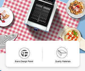 Gaufriers en fonte à 2 sections en acier inoxydable, vente en liquidation en entrepôt - Product Image 4