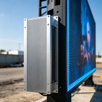 Radiateur en alliage d'aluminium pour applications automobiles, fabrication CNC de précision, brochage, dissipateur thermique industriel personnalisé