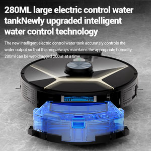 Robot de nettoyage automatique Lidar 3 en 1 avec carte de la maison Aspirateur robot cyclonique sans sac 4500PA - Product Image 3