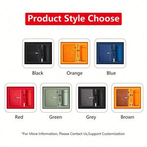 Custom Business Luxury Gift Box Customizable PU Leather A5 <b>Notebook</b> Gift <b>Set</b> Pen Thermal Mug and USB <b>Notebook</b> for Gift - Product Image 6