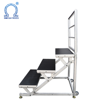 Omegatruss Scène de chorale portable surélevée pour écoles, églises et salles, sur mesure