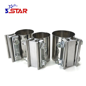 Klem Lap Band baja tahan karat 304 Universal performa tinggi untuk pipa knalpot sistem pembuangan - Product Image 2
