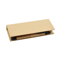 Ensemble de bloc-notes collant stationnaire d'accessoires de bureau avec le stylo et la règle